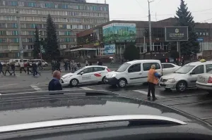 Водійка вінницького тролейбусу врегулювала рух транспорту за 5 хвилин (Фото)