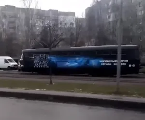 "Star Wars" трамвай у Вінниці (Відео)
