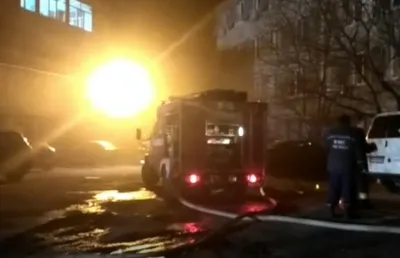 У Вінниці горить завод “Аналог” (Відео)