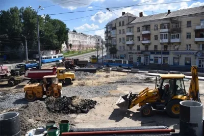 Роботи по влаштуванню зливової каналізації в центрі міста Вінниці на завершальній стадії