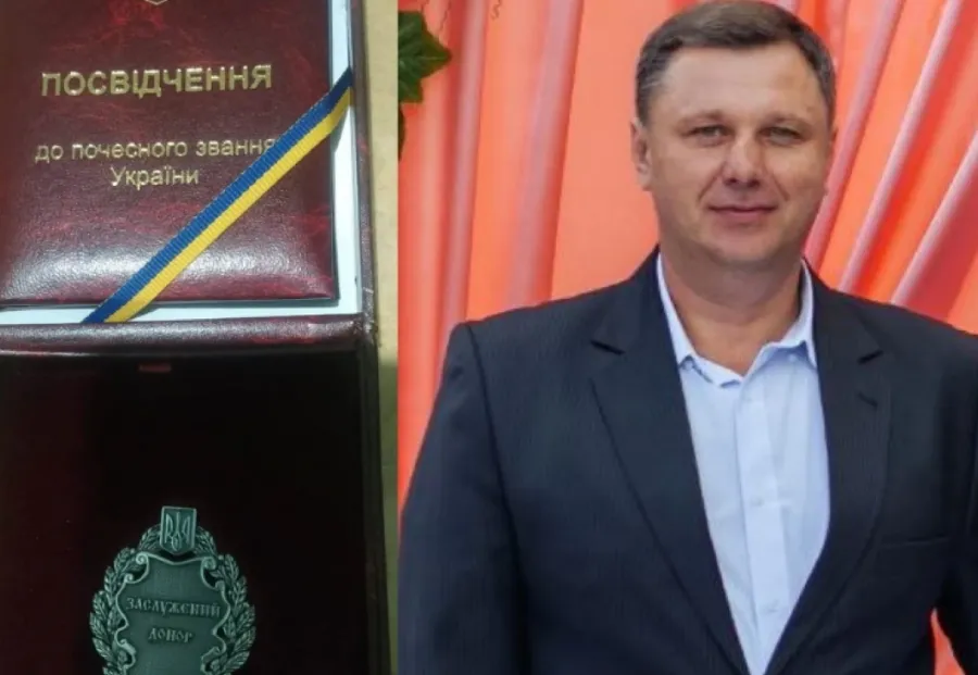 Донор із Вінниччини здав майже 200 літрів крові