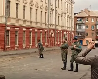 Съемки фильма в старой Виннице. Покушение на Симона Петлюру