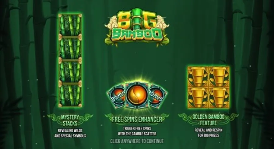 Big Bamboo slot demo: параметри слота та його бонусна функція у деморежимі