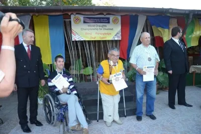Вінничанин взяв "золото" на чемпіонаті світу з шашок серед спортсменів з обмеженими можливостями