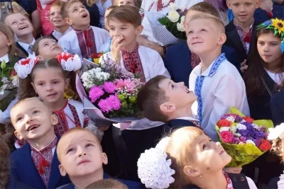 Сергій Моргунов привітав вінницьких школярів зі святом