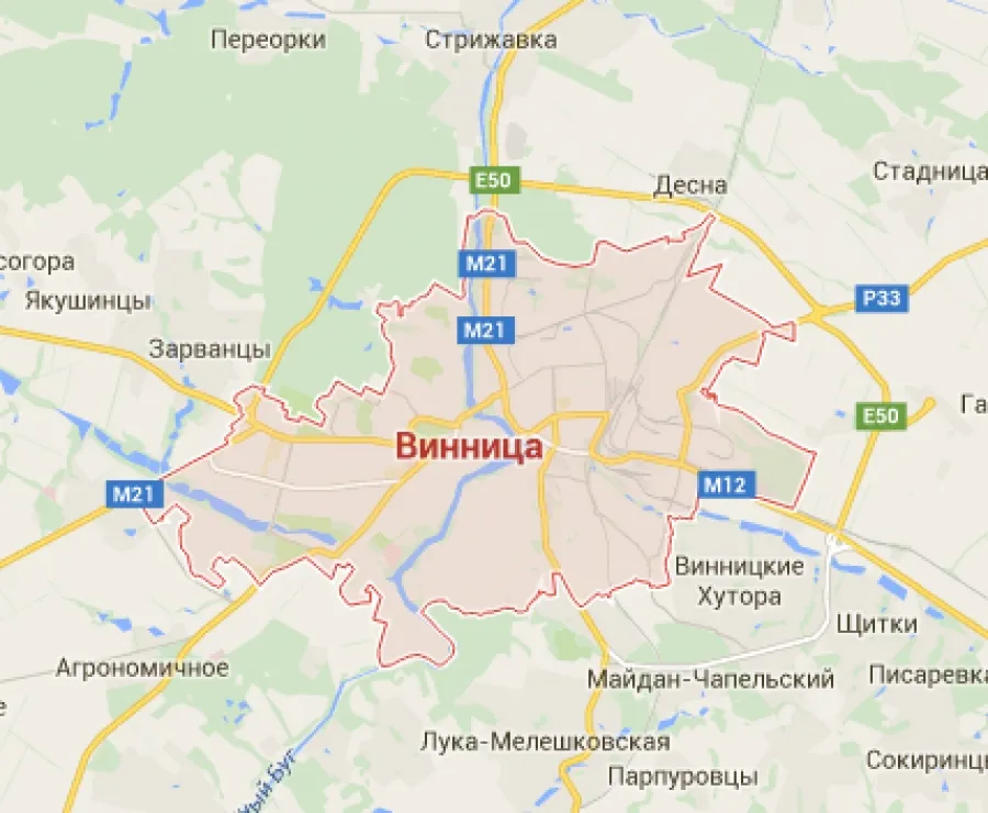 Новые названия улиц Винницы