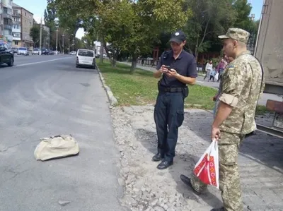 У Вінниці сумка з харчами наробила переполоху