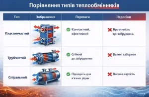 Типові помилки при виборі теплообмінника для промислових систем