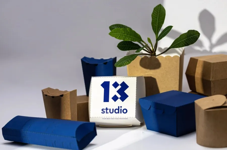 Одноразова упаковка для доставки від STUDIO 13
