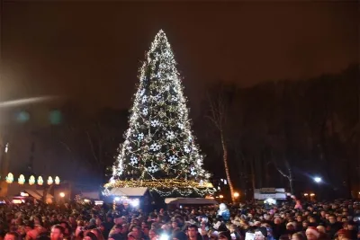 У Вінниці відбулося відкриття ялинки