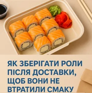 Як зберігати роли після доставки, щоб вони не втратили смаку